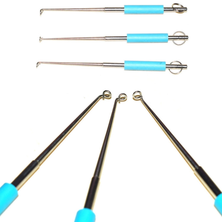 5 cái dụng cụ mở khóa dây câu cá móc sâu, phụ kiện nâng móc câu