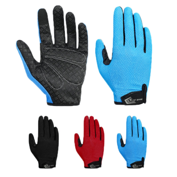 Găng tay WEST BIKING YP0211223 ngón dài cho đạp xe, giảm sốc, chống trượt, cảm ứng màn hình, M, L, XL