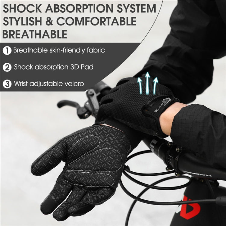 Găng tay WEST BIKING YP0211223 ngón dài cho đạp xe, giảm sốc, chống trượt, cảm ứng màn hình, M, L, XL