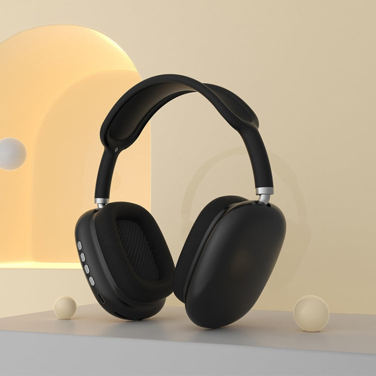 Tai nghe không dây subwoofer Bluetooth 5.1 P9 hỗ trợ AUX / thẻ TF, màu đen, trắng, đỏ, xanh lá, xanh dương