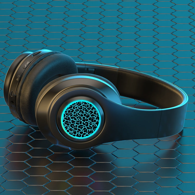 Tai nghe Bluetooth không dây B39 subwoofer có đèn thở hỗ trợ thẻ TF, màu đen đỏ, đỏ đen, đen thuần, trắng thuần, xanh đen