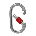 XINDA XDQ96068 Thiết Bị Ngoài Trời Khóa Chính Leo Núi Carabiner Hình O Khóa Thép Dây Khóa, XINDA XDQ96068(Đen), XINDA XDQ96068(Bạc Đỏ), XINDA XDQ96068(Bạc Xanh)
