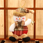 Christmas Home Decor Hanging Onaments Dolls Christmas Tree Decorations