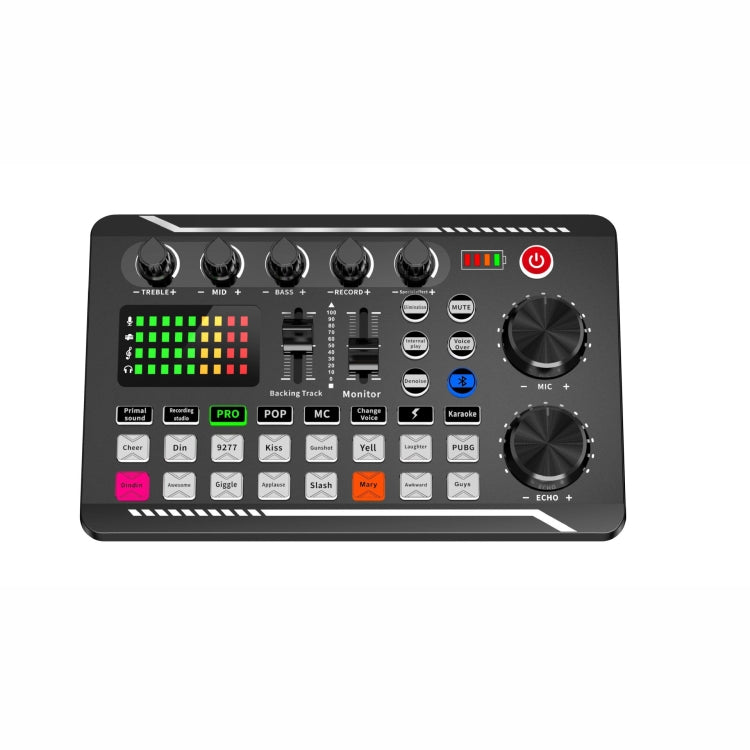 Sound card trực tiếp F998 với 16 hiệu ứng âm thanh và bộ trộn giảm tiếng ồn, F998