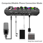 Sound card trực tiếp F998 với 16 hiệu ứng âm thanh và bộ trộn giảm tiếng ồn, F998
