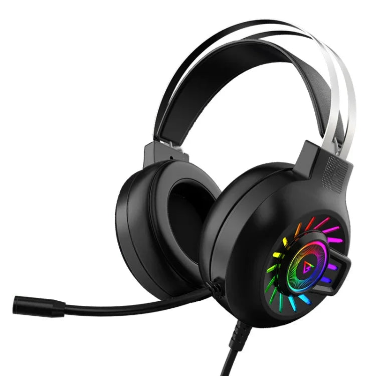Tai nghe chơi game có dây phát sáng FOREV G97 RGB có mic, đặc điểm:, kênh 7.1 (màu đen)