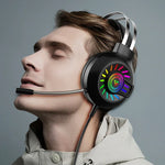 Tai nghe chơi game có dây phát sáng FOREV G97 RGB có mic, đặc điểm:, kênh 7.1 (màu đen)