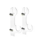 Giá đỡ kiếm samurai và bao kiếm bằng acrylic, trong suốt, màu đen