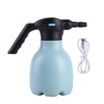 Bình tưới nước điện cầm tay 1.5L cho gia đình, màu xanh dương, xanh dương + đầu phun đa năng