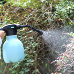 Bình tưới nước điện cầm tay 1.5L cho gia đình, màu xanh dương, xanh dương + đầu phun đa năng