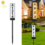 Đèn cắm đất số nhà nhiệt độ màu kép năng lượng mặt trời TS-G6704, TS-G6704