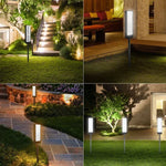 Đèn cắm đất số nhà nhiệt độ màu kép năng lượng mặt trời TS-G6704, TS-G6704