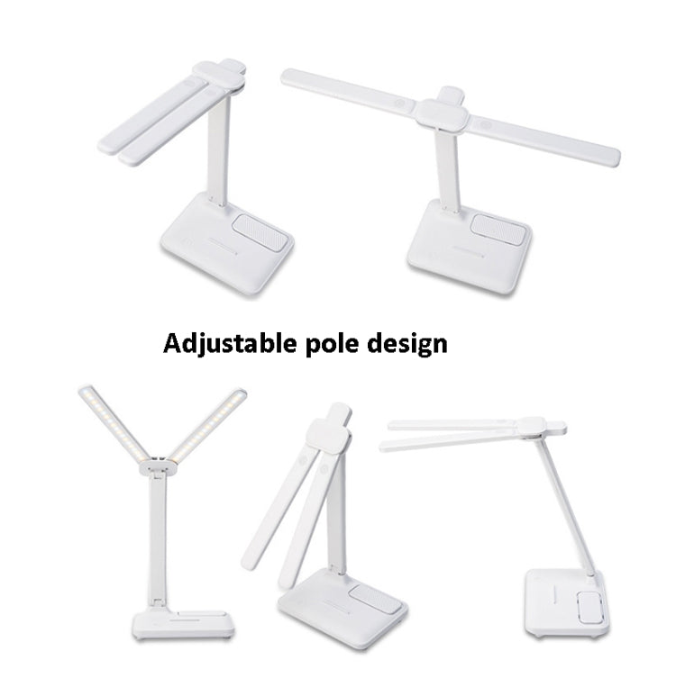 Đèn bàn LED sạc đôi đầu, kiểu: phiên bản cắm điện + cáp, sạc lại 3600mAh + cáp, sạc lại 4000mAh + cáp