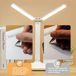 Đèn bàn LED sạc đôi đầu, kiểu: phiên bản cắm điện + cáp, sạc lại 3600mAh + cáp, sạc lại 4000mAh + cáp