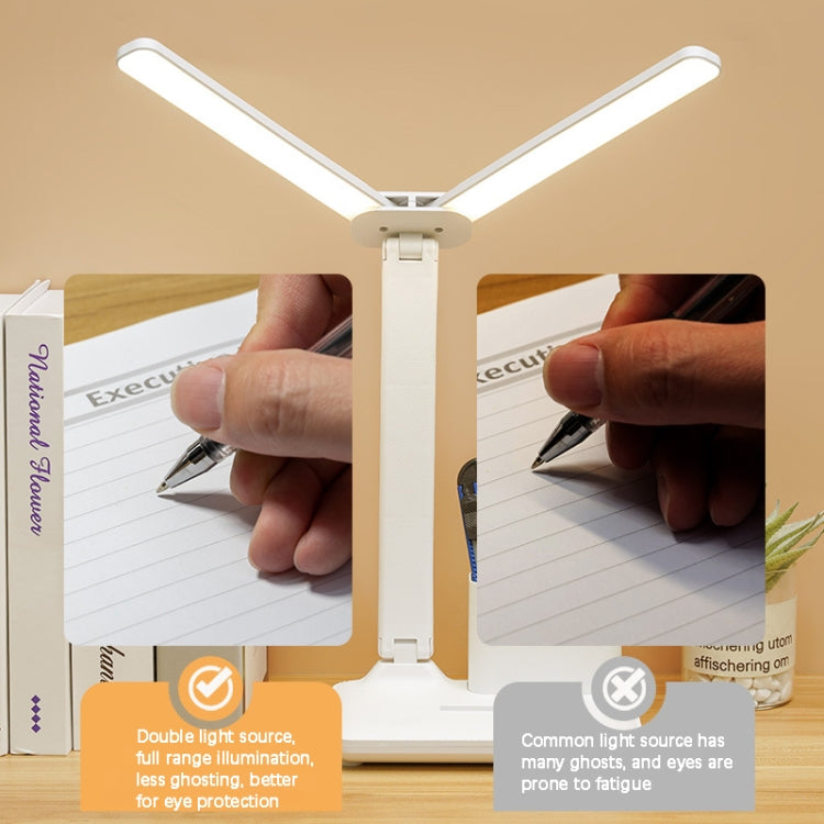 Đèn bàn LED sạc đôi đầu, kiểu: phiên bản cắm điện + cáp, sạc lại 3600mAh + cáp, sạc lại 4000mAh + cáp