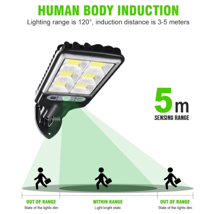 Đèn đường năng lượng mặt trời LED cảm ứng cơ thể người cho vườn, Thông số:, 616A-18 LED, 616B-72 COB, 616C-30 COB, 616A-18 LED có điều khiển từ xa, 616B-72 COB có điều khiển từ xa, 616C-30 COB có điều khiển từ xa