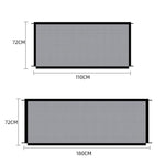 Hàng rào bảo vệ cho thú cưng, lưới cách ly chó, Kích thước：, 180x72cm, 110x72cm