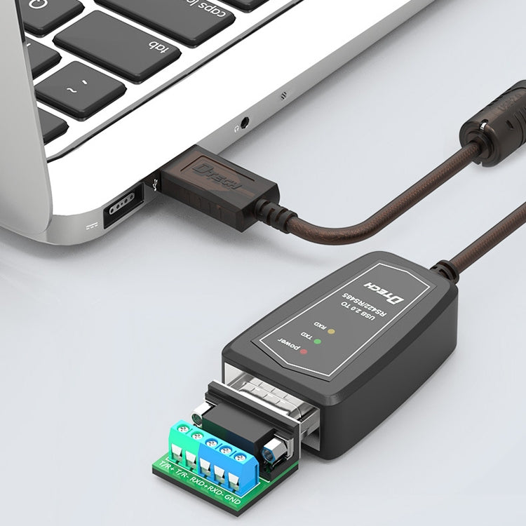 Cáp chuyển đổi USB sang RS485 / RS422 DTECH DT-5019, chip FT232, chiều dài: 0,5m, 1,5m