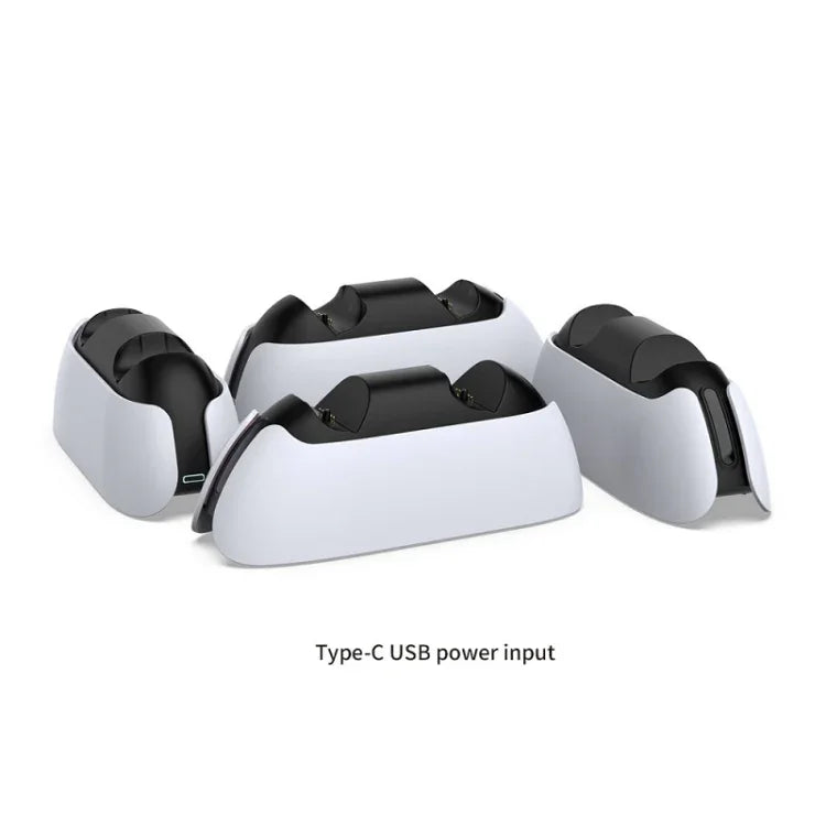 Đế sạc tay cầm chơi game loại tiếp xúc có đèn báo DOBE TP5-05103 cho PS5, TP5-05103