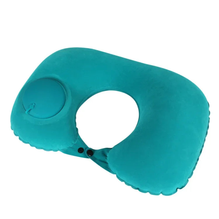 Gối bảo vệ cổ hình chữ U bơm hơi du lịch, U009-01 lông mịn (Xanh công xanh), U009-03 lông mịn (Xám nhạt), U009-04 lông mịn (Xanh trung bình), U009-02 lông mịn (Đỏ hồng), U009-05 lông mịn (Xanh đậm), U009-060 lông mịn (Xanh trời), U009-070 lông mịn (Cam)