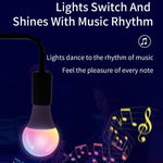 2 Bộ Bóng Đèn LED Thông Minh Tuya TY-10W RGB+CCT Điều Khiển Điện Thoại Bluetooth