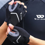 Găng tay WEST BIKING YP0211222 đạp xe giảm sốc, ngón ngắn, M, L, XL