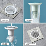 LSWY15 Thoát sàn một chiều chống mùi và thoát nước bồn cầu, Xám, Hồng, Xanh dương, Xanh lá