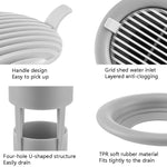 LSWY15 Thoát sàn một chiều chống mùi và thoát nước bồn cầu, Xám, Hồng, Xanh dương, Xanh lá