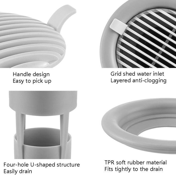 LSWY15 Thoát sàn một chiều chống mùi và thoát nước bồn cầu, Xám, Hồng, Xanh dương, Xanh lá