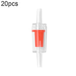 20 Cái Van Kiểm Tra Ống Dẫn Máy Bơm Oxy Bể Cá, 4mm (Đỏ), 4mm (Đen), 4mm (Trắng), 4mm (Xanh Dương), 8mm (Đỏ), 10mm (Trắng), 12mm (Trắng), 4mm (Trắng Đỏ)