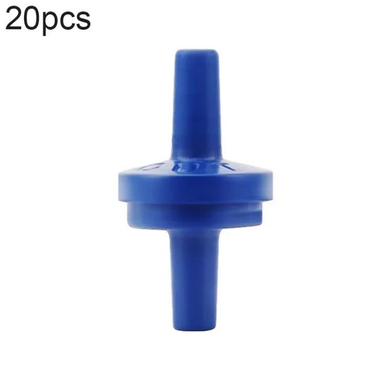 20 Cái Van Kiểm Tra Ống Dẫn Máy Bơm Oxy Bể Cá, 4mm (Đỏ), 4mm (Đen), 4mm (Trắng), 4mm (Xanh Dương), 8mm (Đỏ), 10mm (Trắng), 12mm (Trắng), 4mm (Trắng Đỏ)