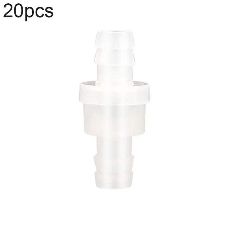 20 Cái Van Kiểm Tra Ống Dẫn Máy Bơm Oxy Bể Cá, 4mm (Đỏ), 4mm (Đen), 4mm (Trắng), 4mm (Xanh Dương), 8mm (Đỏ), 10mm (Trắng), 12mm (Trắng), 4mm (Trắng Đỏ)