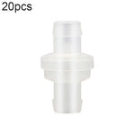 20 Cái Van Kiểm Tra Ống Dẫn Máy Bơm Oxy Bể Cá, 4mm (Đỏ), 4mm (Đen), 4mm (Trắng), 4mm (Xanh Dương), 8mm (Đỏ), 10mm (Trắng), 12mm (Trắng), 4mm (Trắng Đỏ)