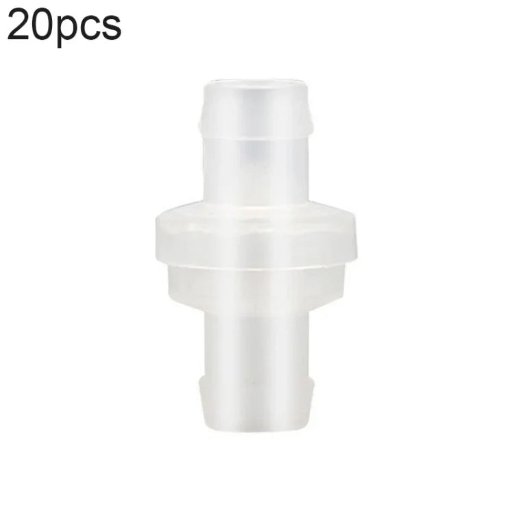 20 Cái Van Kiểm Tra Ống Dẫn Máy Bơm Oxy Bể Cá, 4mm (Đỏ), 4mm (Đen), 4mm (Trắng), 4mm (Xanh Dương), 8mm (Đỏ), 10mm (Trắng), 12mm (Trắng), 4mm (Trắng Đỏ)