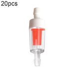 20 Cái Van Kiểm Tra Ống Dẫn Máy Bơm Oxy Bể Cá, 4mm (Đỏ), 4mm (Đen), 4mm (Trắng), 4mm (Xanh Dương), 8mm (Đỏ), 10mm (Trắng), 12mm (Trắng), 4mm (Trắng Đỏ)