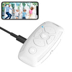 Điều khiển từ xa chụp ảnh Bluetooth đa chức năng hình chìa khóa xe S86, S86 Đen, S86 Trắng, S86 Hồng