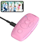 Điều khiển từ xa chụp ảnh Bluetooth đa chức năng hình chìa khóa xe S86, S86 Đen, S86 Trắng, S86 Hồng