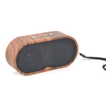 Loa Bluetooth Mini Vân Gỗ Retro F3 Hỗ Trợ Thẻ TF, Vân Sẫm, Vân Nhạt