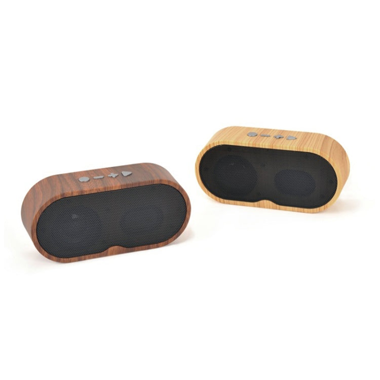 Loa Bluetooth Mini Vân Gỗ Retro F3 Hỗ Trợ Thẻ TF, Vân Sẫm, Vân Nhạt