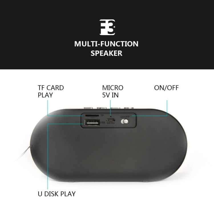Loa Bluetooth Mini Vân Gỗ Retro F3 Hỗ Trợ Thẻ TF, Vân Sẫm, Vân Nhạt