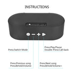 Loa Bluetooth Mini Vân Gỗ Retro F3 Hỗ Trợ Thẻ TF, Vân Sẫm, Vân Nhạt