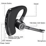 Tai nghe không dây Bluetooth Lymoc V8S cho xe hơi Bluetooth V4.1 Rảnh tay MIC Âm nhạc cho iPhone Xiaomi Samsung