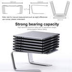 Giá đỡ tản nhiệt laptop hợp kim nhôm BONERUY P49, giá đỡ lưu trữ tăng chiều cao