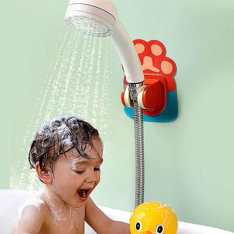 Giá đỡ vòi sen hoạt hình LY006 điều chỉnh đa năng đế cố định đầu vòi sen phòng tắm, Cam, Xanh dương, Xanh lá