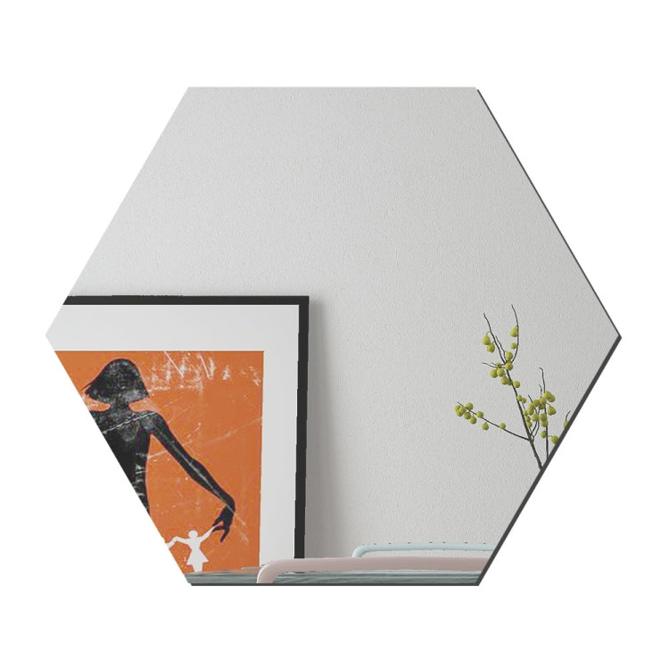 Bộ 16 miếng decal dán tường cá nhân Ym300, gương acrylic trang trí tường DIY, hình lục giác đen, lục giác bạc, lục giác vàng, bộ tứ đen, bộ tứ bạc, bộ tứ vàng, tam giác đen, tam giác bạc, tam giác vàng