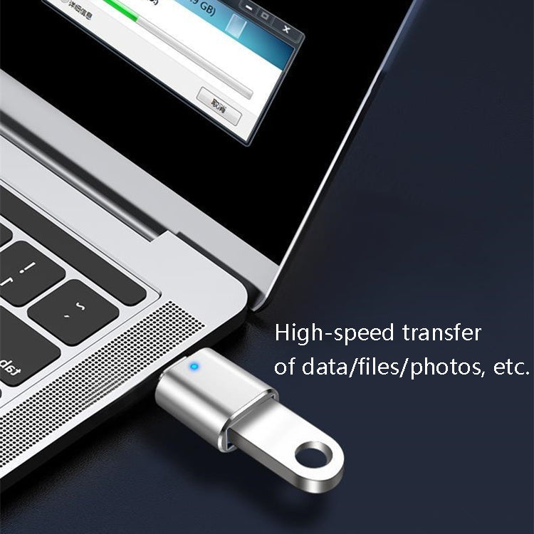 3 cái USB 3.0 cái sang USB-C / Type-C đực OTG Adapter có đèn báo, 3 cái có đèn báo