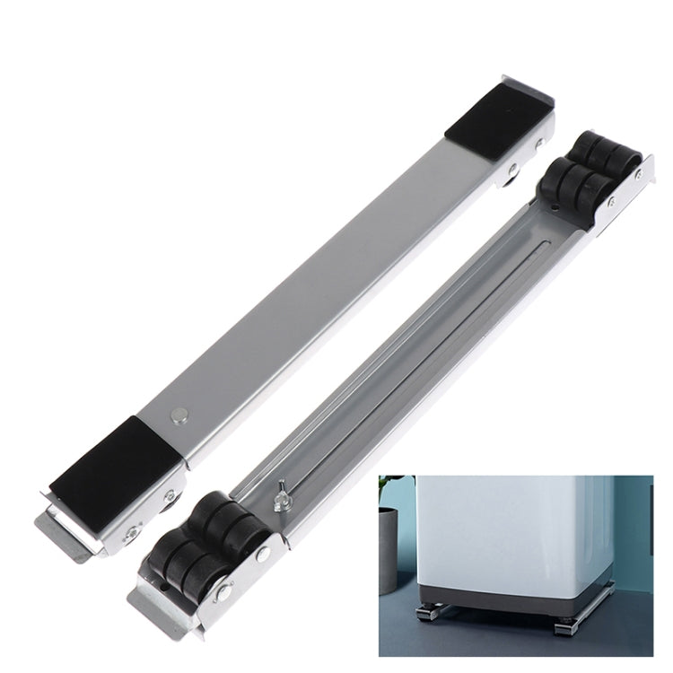 2 cái đế máy giặt di động điều chỉnh được Đế tủ lạnh, Đế máy giặt (Bạc), Đế máy giặt (Trắng)