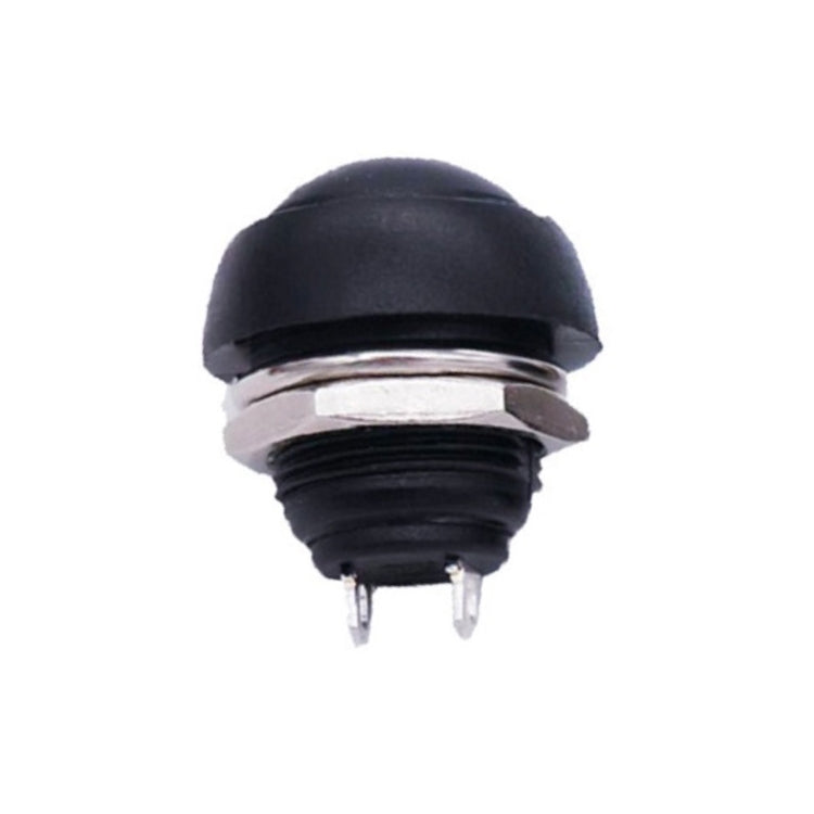 10 cái công tắc nút nhỏ chống nước tự đặt lại, màu đen, xanh lá, đỏ, cam, trắng, xanh dương