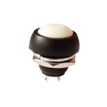 10 cái công tắc nút nhỏ chống nước tự đặt lại, màu đen, xanh lá, đỏ, cam, trắng, xanh dương