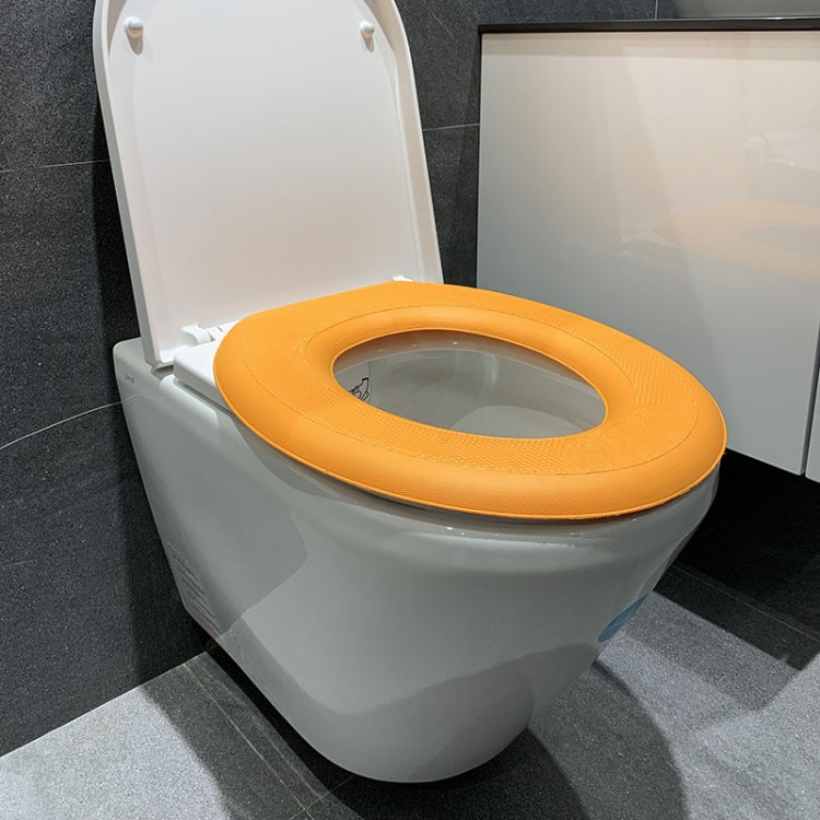 Miếng rửa ghế bồn cầu dán nhiệt EVA, Vàng, Xanh lá, Xanh dương, Hồng